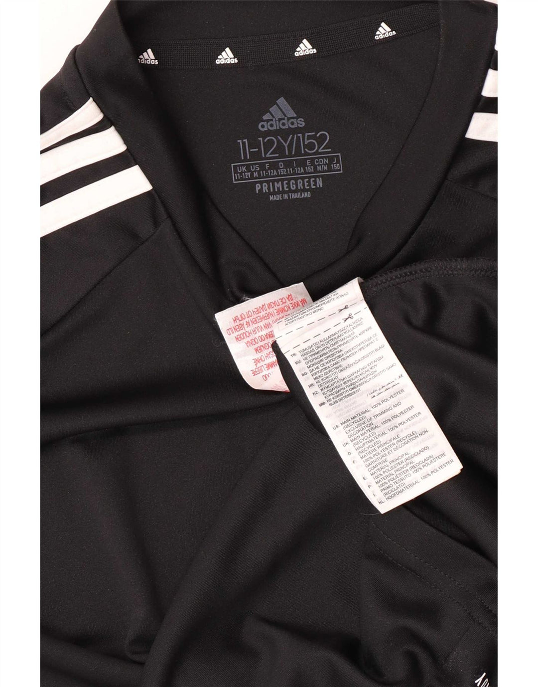 Tricou Adidas Aeroready Regular pentru băieți Top 11-12 ani Poliester negru