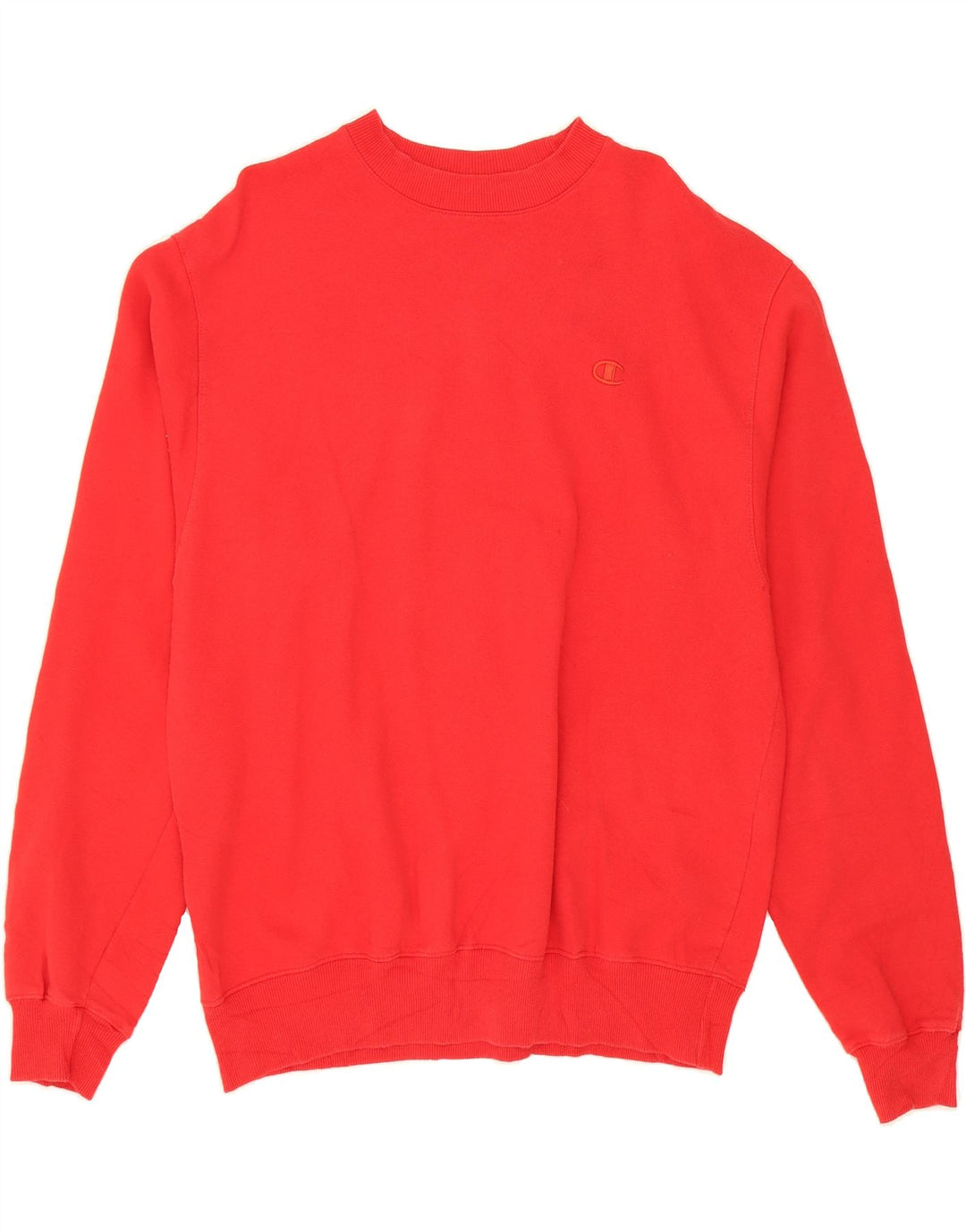CHAMPION Mens Sweatshirt Jumper Large Red Polyester Vintage Champion and Second-Hand Champion from Messina Hembry 