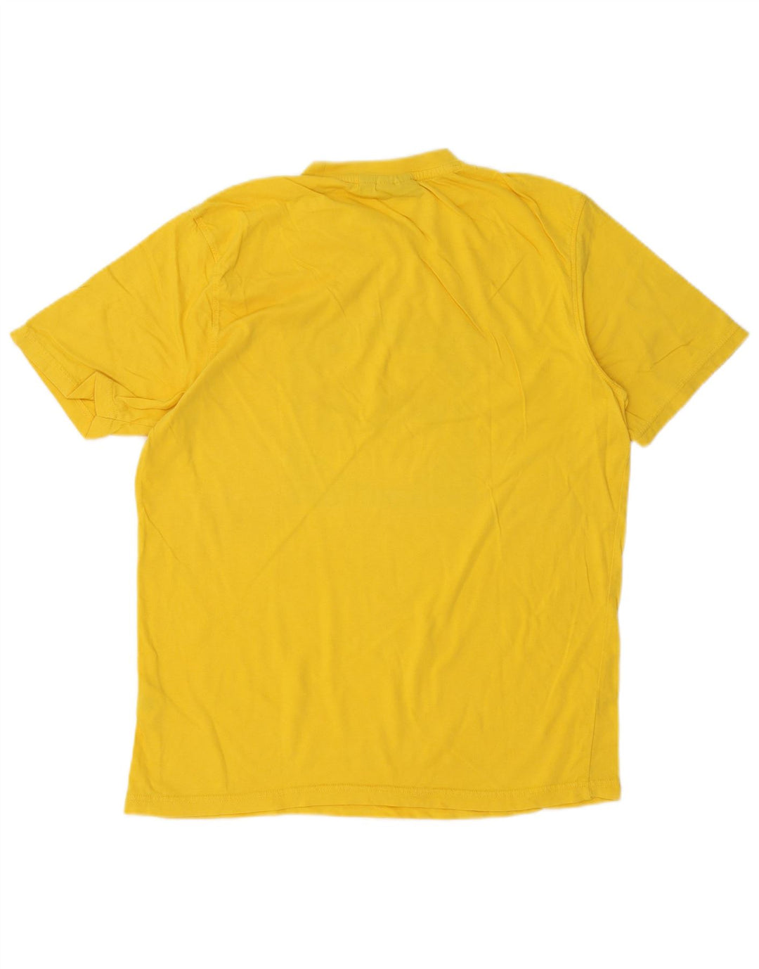 Tricou grafic Fila pentru bărbați Top Bumbac galben mediu
