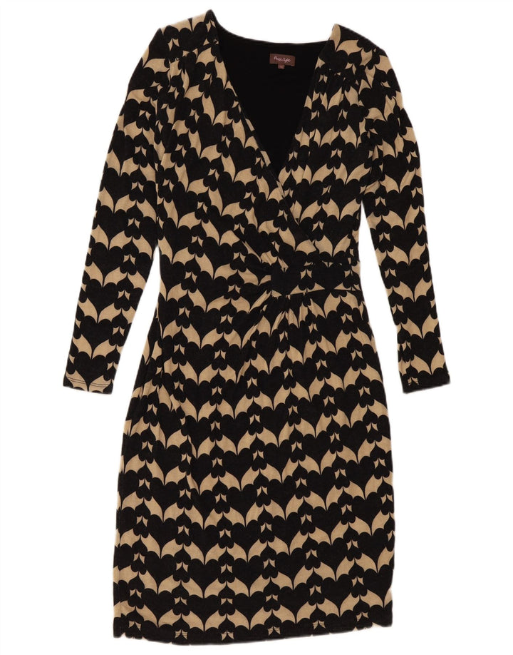 Rochie teacă cu model abstract pentru femei Phase Eight UK 12 Medium Black