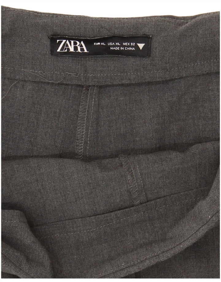 Fusta pentru femeie Zara XL W36 gri
