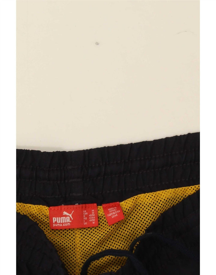 Pantaloni scurți de înot cu grafică Puma pentru bărbați, medii, bleumarin, color block