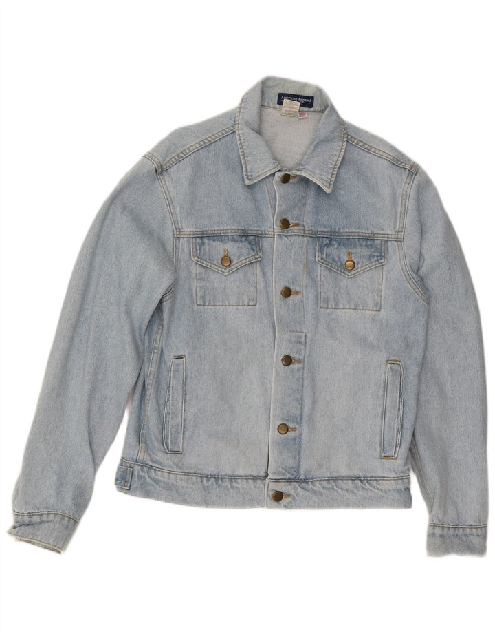 Jachetă de blugi pentru bărbați American Apparel UK 38, bumbac albastru mediu