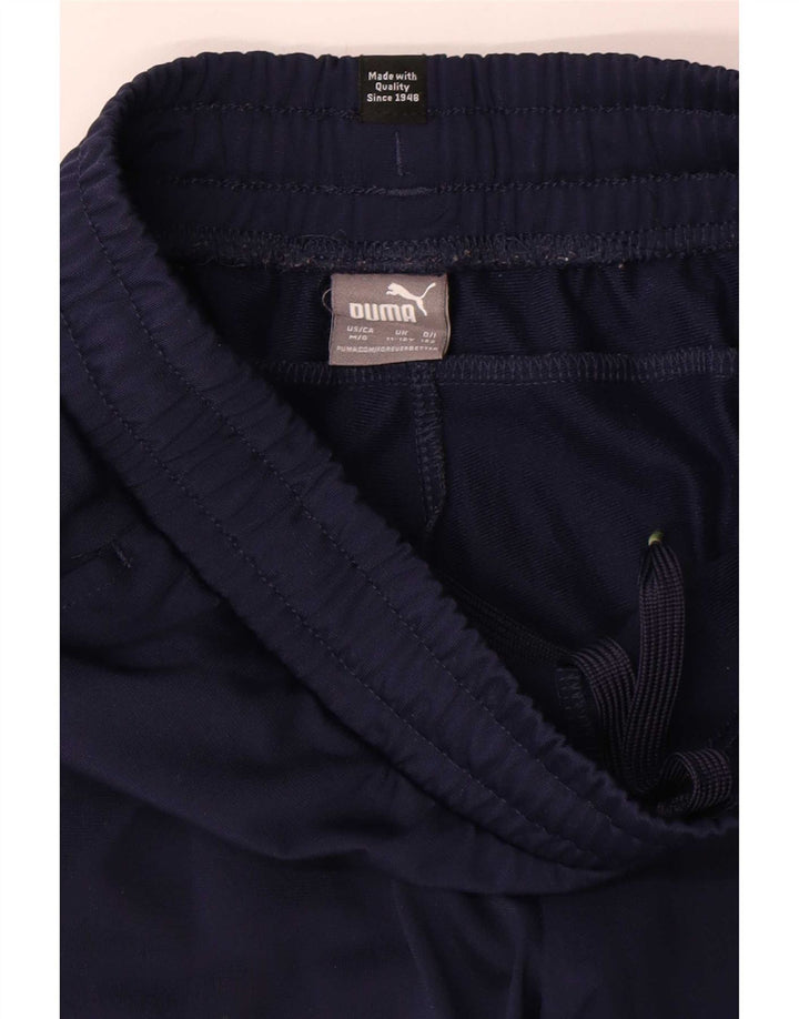 Puma Băieți Pantaloni Trening Pantaloni Joggeri 11-12 Ani Bleumarin Poliester