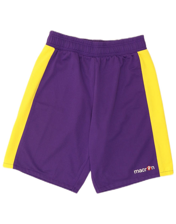 Pantaloni scurți sport pentru bărbați Macron Mov mediu Poliester color bloc