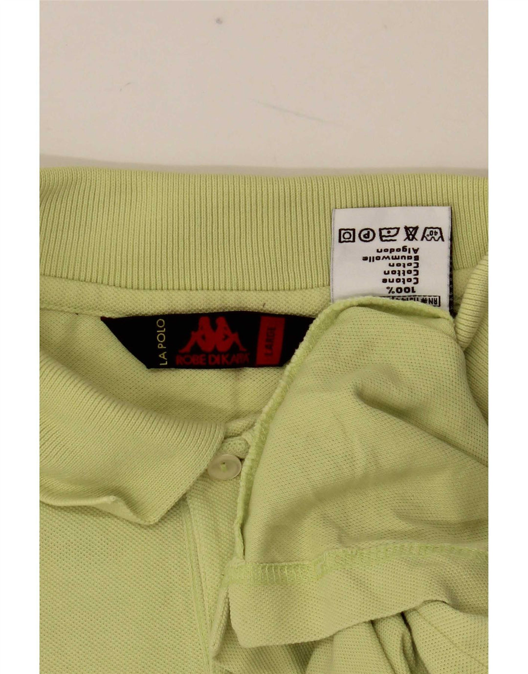 Cămașă polo pentru bărbați Kappa, bumbac verde mare