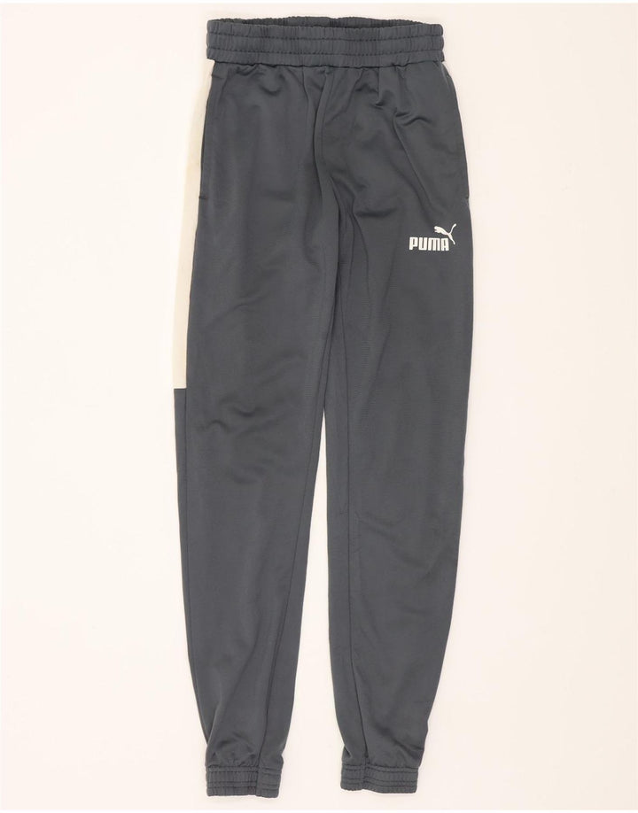 Pantaloni de trening pentru bărbați Puma Joggeri mici, gri, blocuri de culoare