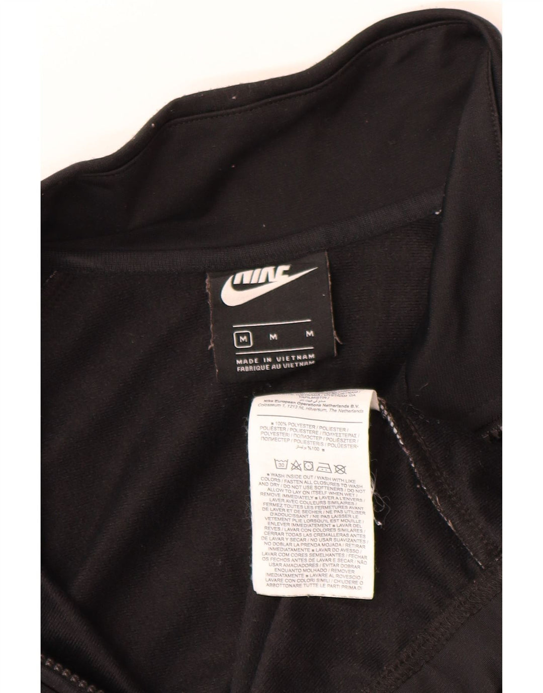Jachetă de trening pentru bărbați Nike, poliester mediu negru