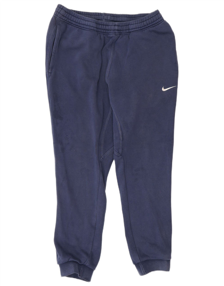 Pantaloni de trening pentru bărbați NIKE Pantaloni de jogging mari, bleumarin, bumbac