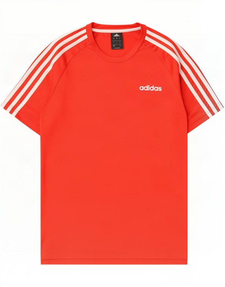 Tricou Adidas Climalite pentru bărbați Top mic poliester roșu
