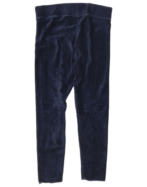 Pantaloni skinny din velur pentru femei Marks & Spencer UK 10 Small W30 L23 Bleu marine Bl
