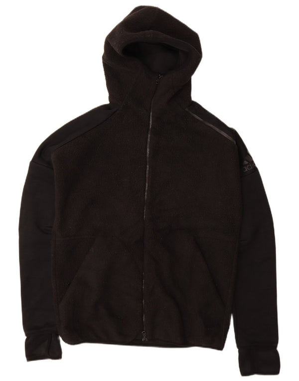 Jachetă fleece pentru bărbați ADIDAS UK 38 Medium Black