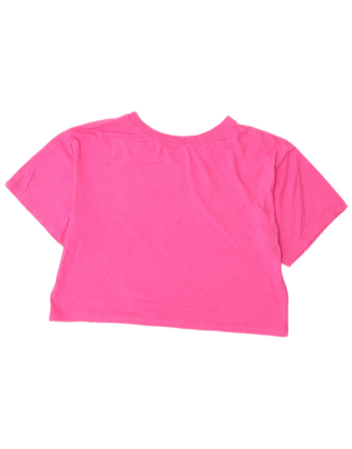 Tricou crop pentru femei CHAMPION Top UK 10 Small Pink