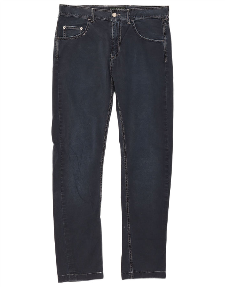 Blugi subțiri pentru bărbați Fred Perry IT 48 Medium L33 L30 Bumbac bleumarin