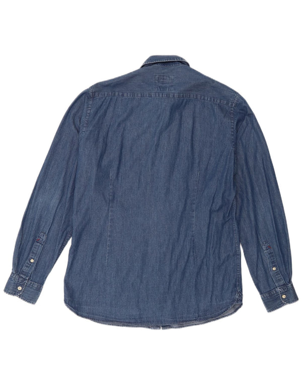 U.S. Polo Assn. Cămașă Slim Fit pentru bărbați, albastru mare