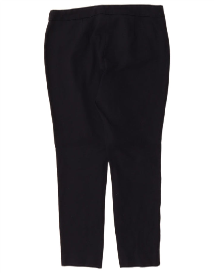 Pantaloni tăiați pentru femei Marks & Spencer UK 12 Medium W30 L25 Bleumarin