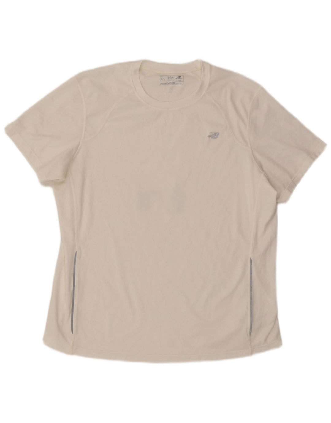Tricou pentru bărbați New Balance Top XL, alb, poliester color bloc