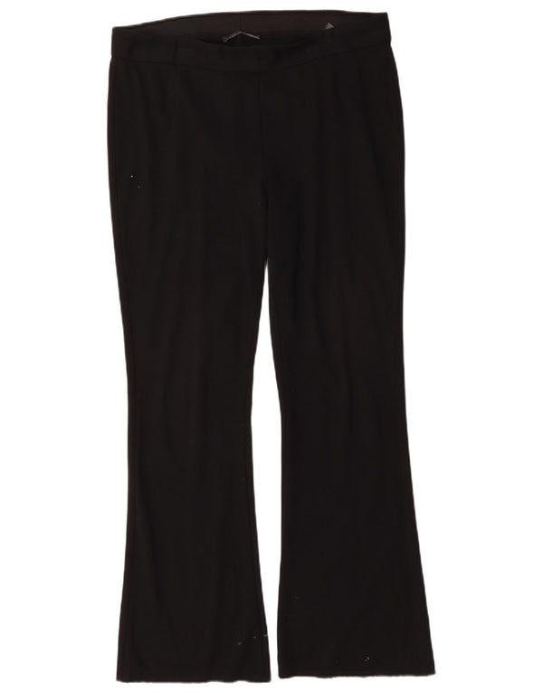 Marks & Spencer Pantaloni casual Bootcut pentru femei UK 16 Large W36 L31 Black