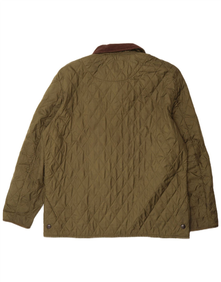 Jachetă matlasată Barbour pentru bărbați UK 42 XL Kaki Colorblock