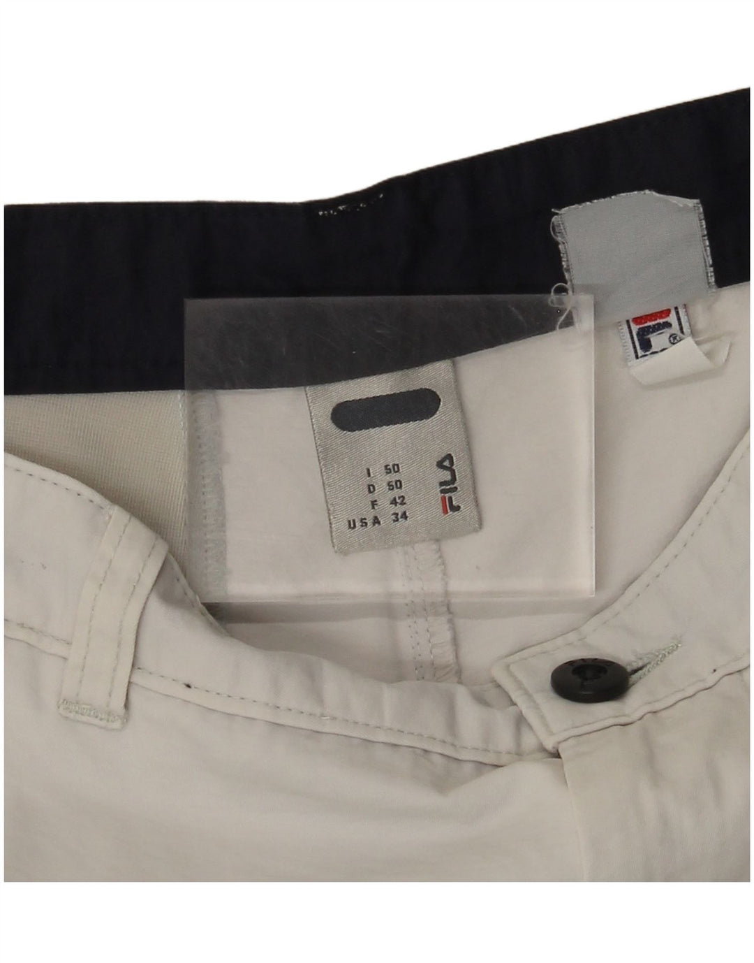 Pantaloni scurți cargo Fila pentru bărbați IT 50 Large W32 White
