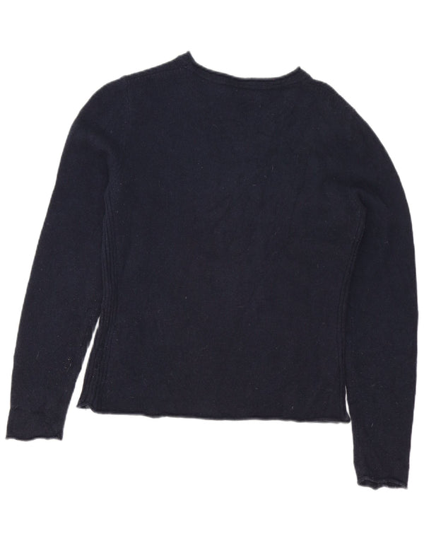 Pulover Tommy Hilfiger pentru damă, cu gât de barcă, UK 14, mare, lână bleumarin