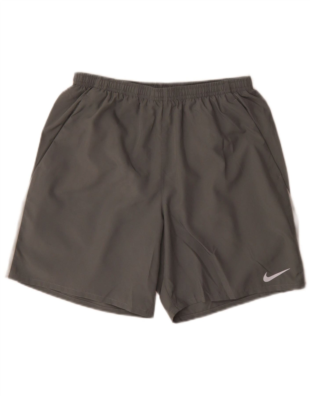Pantaloni scurți sport Nike Dri Fit pentru bărbați, gri mediu, poliester color bloc
