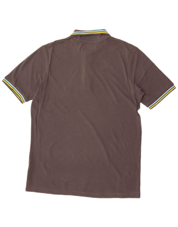 Cămașă polo pentru bărbați Kappa, bumbac gri mare