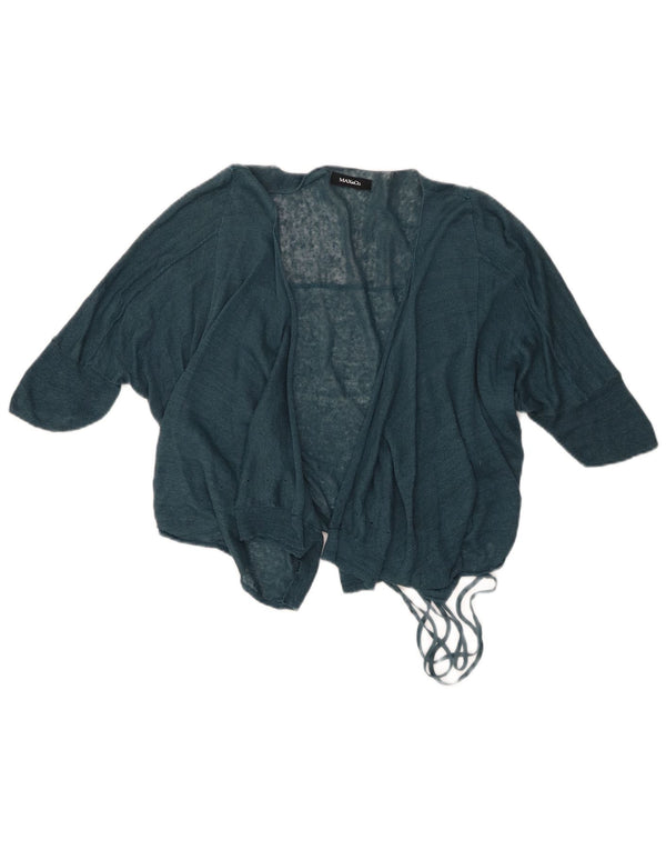 Max & Co. Top cardigan cu mâneci 3/4 pentru femei UK 16 Large Blue