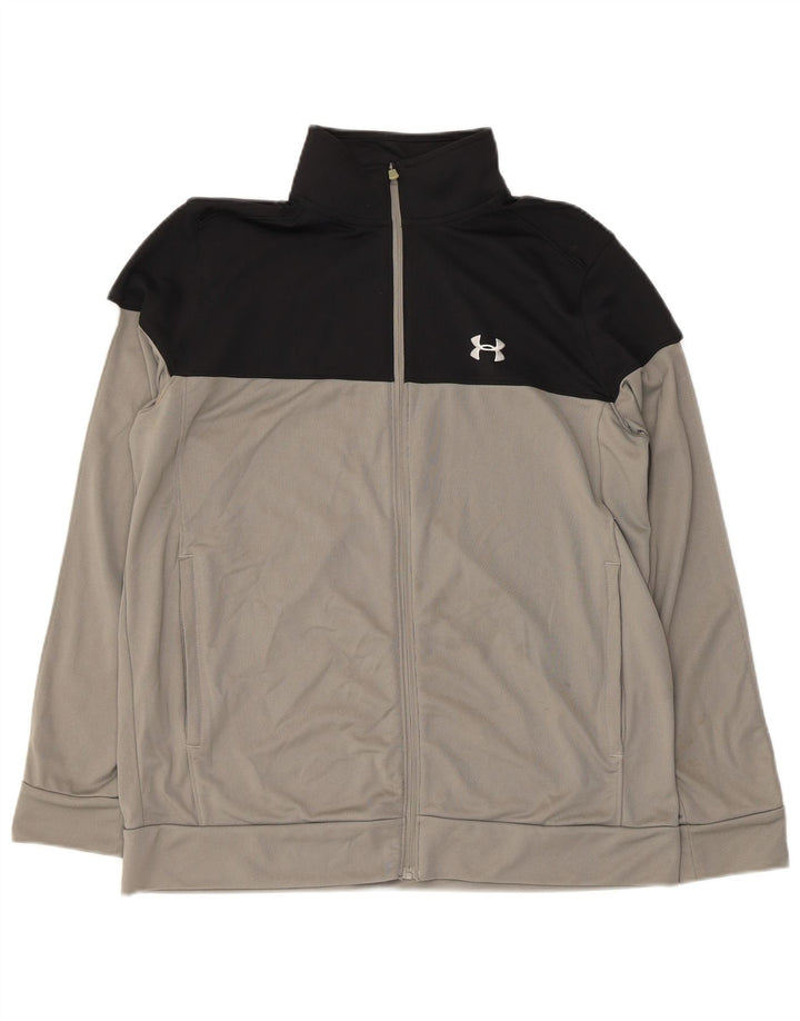 Jachetă de trening pentru bărbați UNDER ARMOUR, mare, gri, bloc de culoare