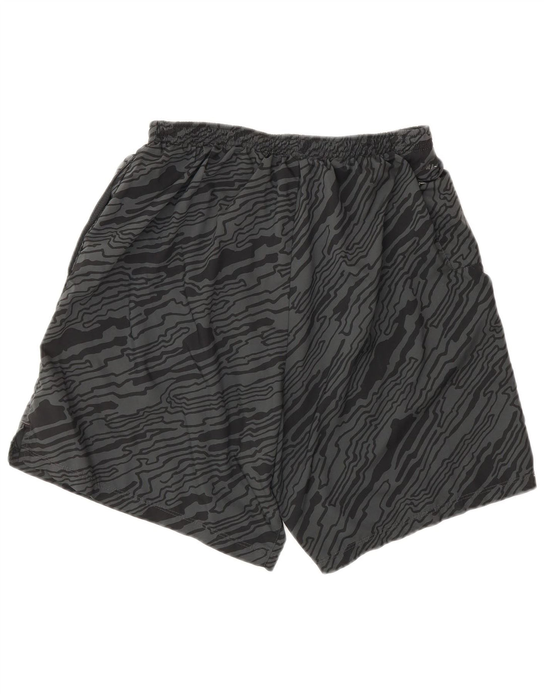 Pantaloni scurți sport NIKE Dri Fit pentru bărbați, cu model abstract, poliester mari, gri