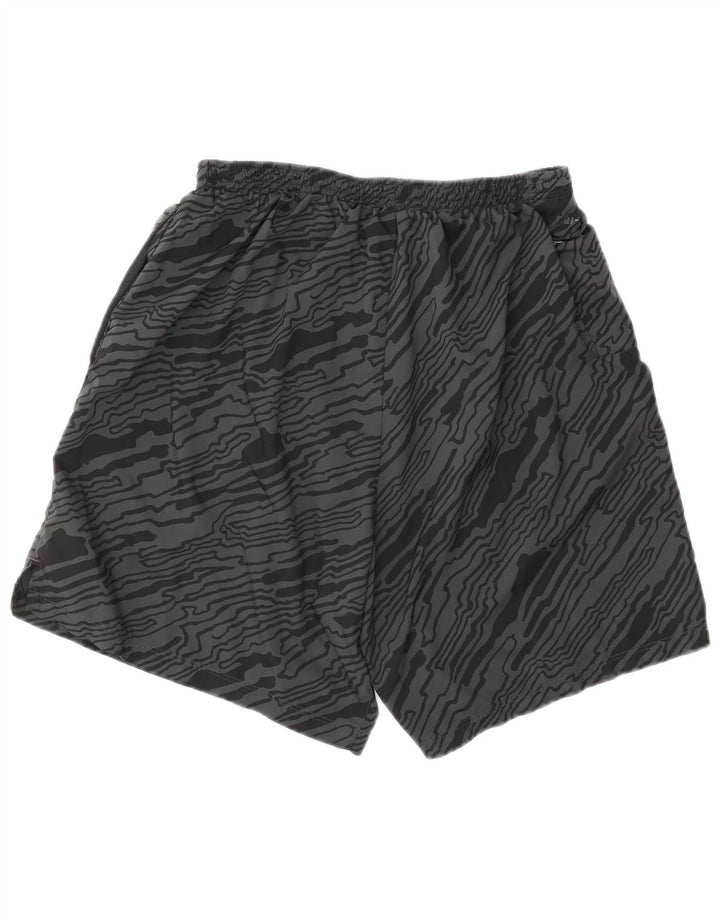 Pantaloni scurți sport NIKE Dri Fit pentru bărbați, cu model abstract, poliester mari, gri