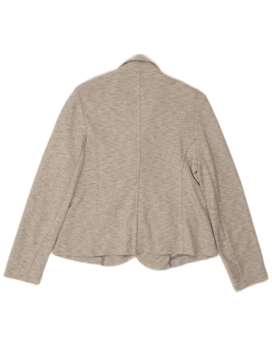 Jachetă blazer pentru femei Whistles, cu 2 nasturi, UK 12, bumbac cu pete gri mediu