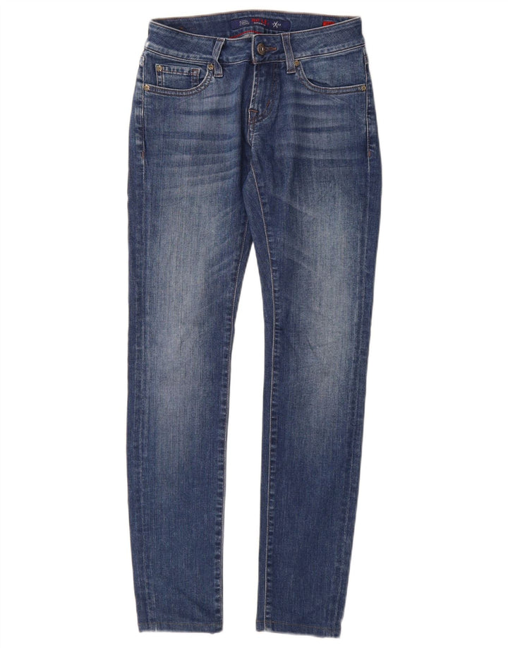 Blugi skinny pentru femei Rifle W25 L28 Albastru