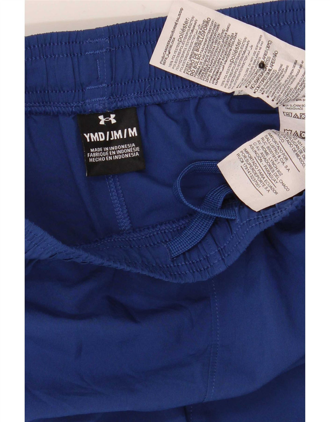 Pantaloni scurți sport Under Armour pentru băieți 9-10 ani poliester albastru mediu
