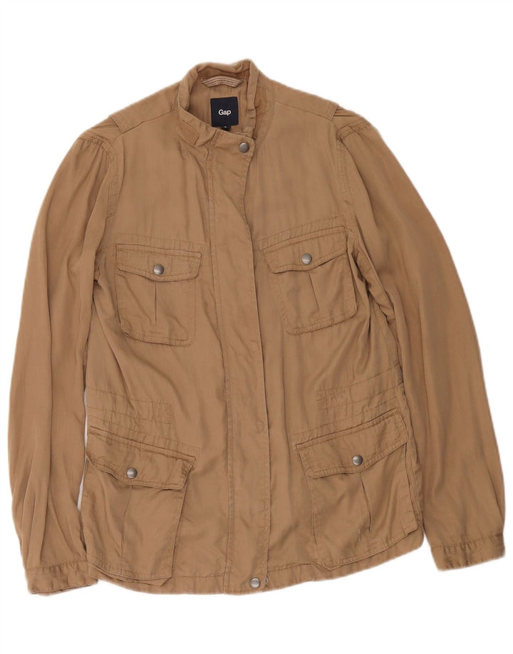 Gap Jachetă utilitare pentru femei UK 10 Small Beige Lyocell