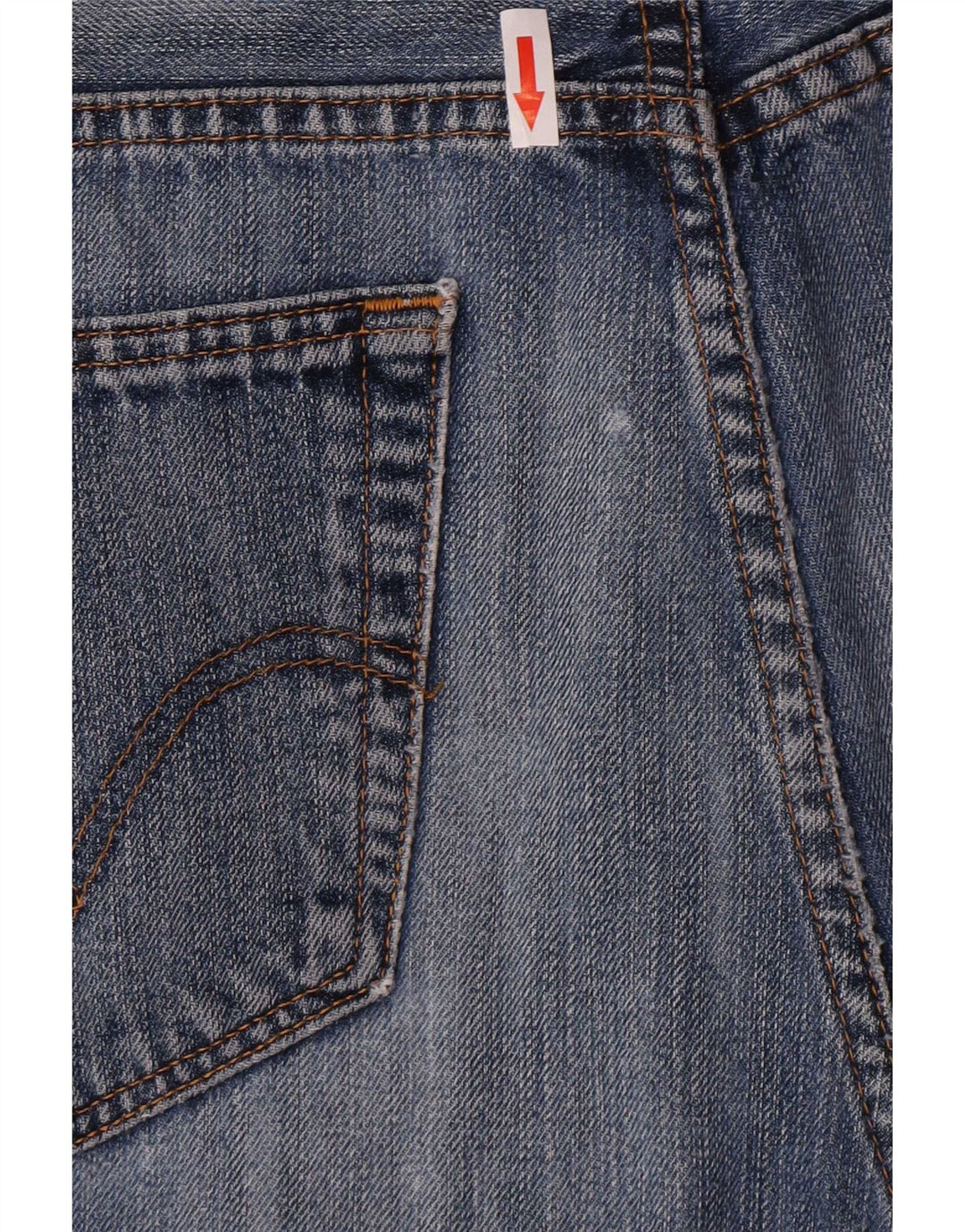 Blugi drepti tăiați pentru bărbați Levi's W38 L26 Bumbac albastru