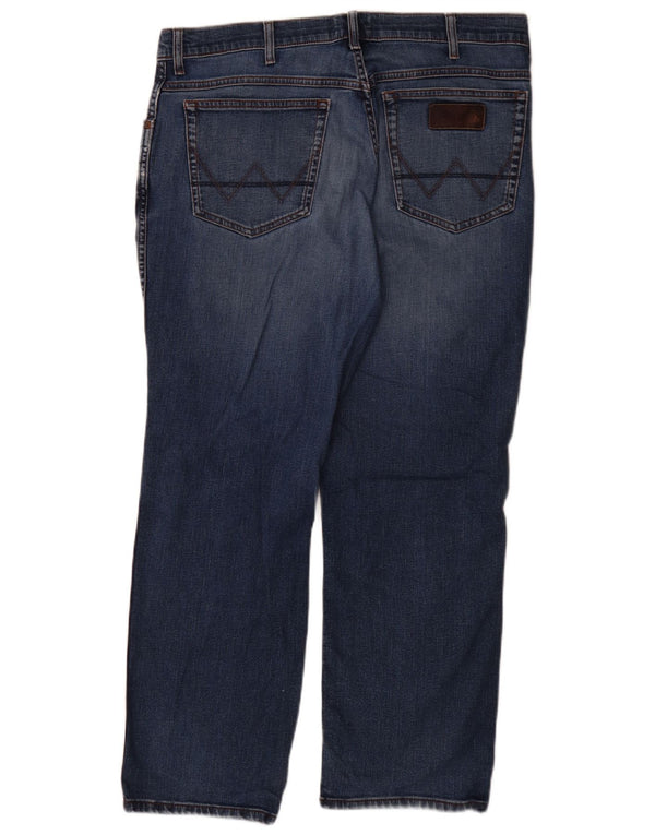 Blugi drepte pentru bărbați Wrangler Texas W36 L30 bumbac albastru
