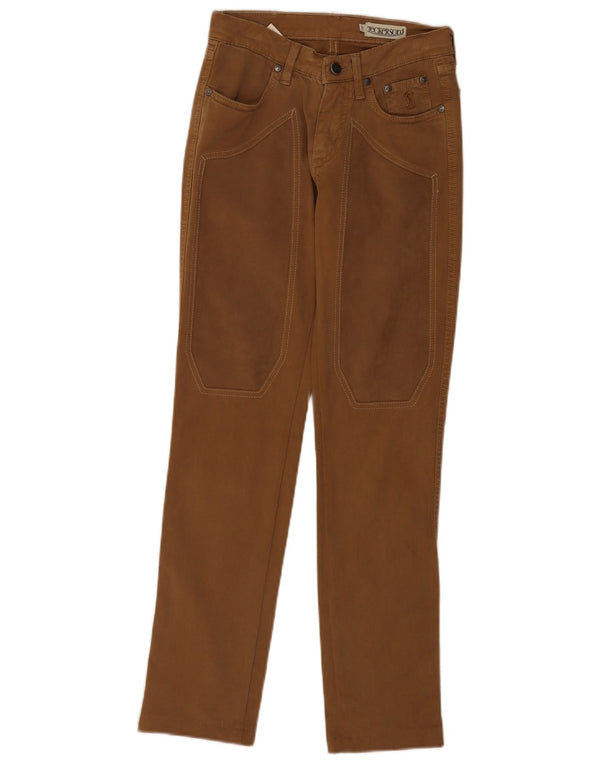 Pantaloni casual subțiri pentru femei Jeckerson L25 L29 bumbac bej