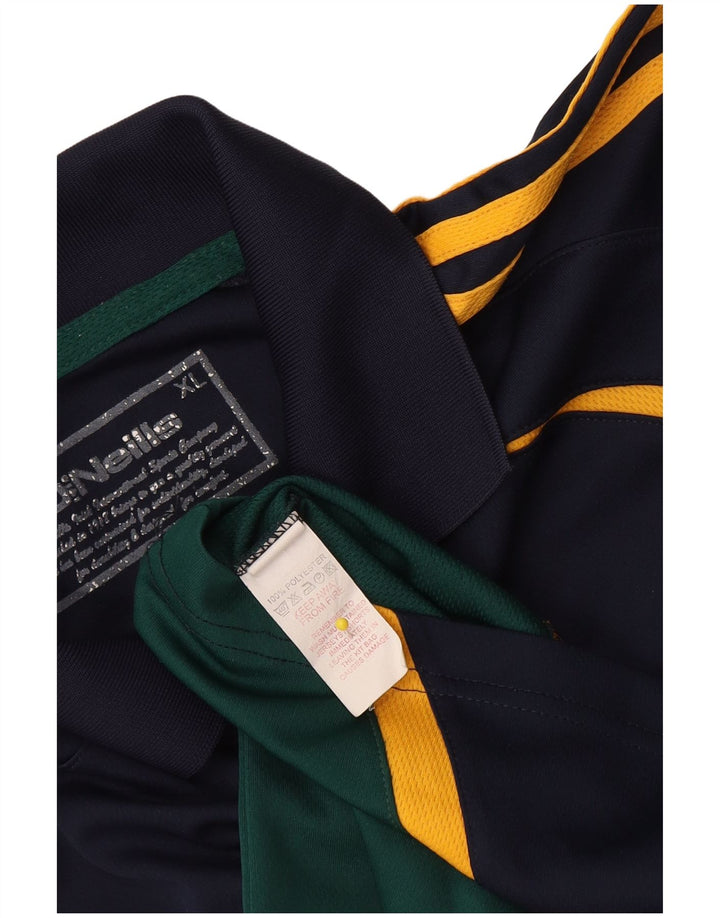 Cămașă polo O'Neills pentru bărbați, XL, albastru bleumarin, poliester color bloc