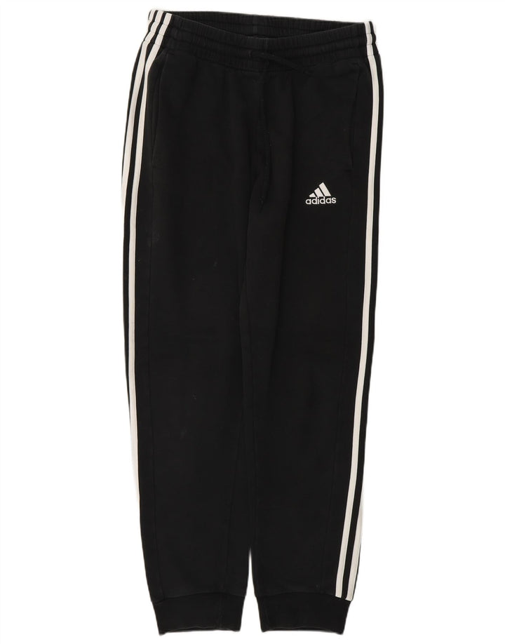 Pantaloni de trening pentru bărbați Adidas Pantaloni de jogging, bumbac mediu negru