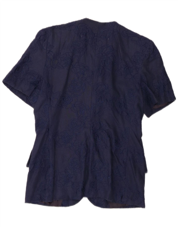 Gai Mattiolo Jachetă cu mânecă scurtă pentru femei IT 48 XL In albastru bleumarin