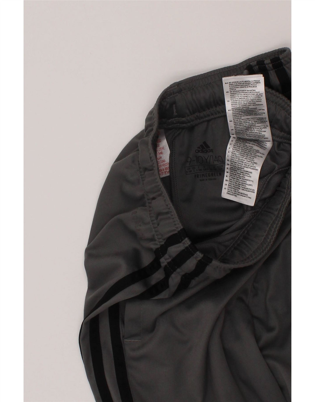 Pantaloni scurți sport pentru băieți Adidas 9-10 ani poliester gri