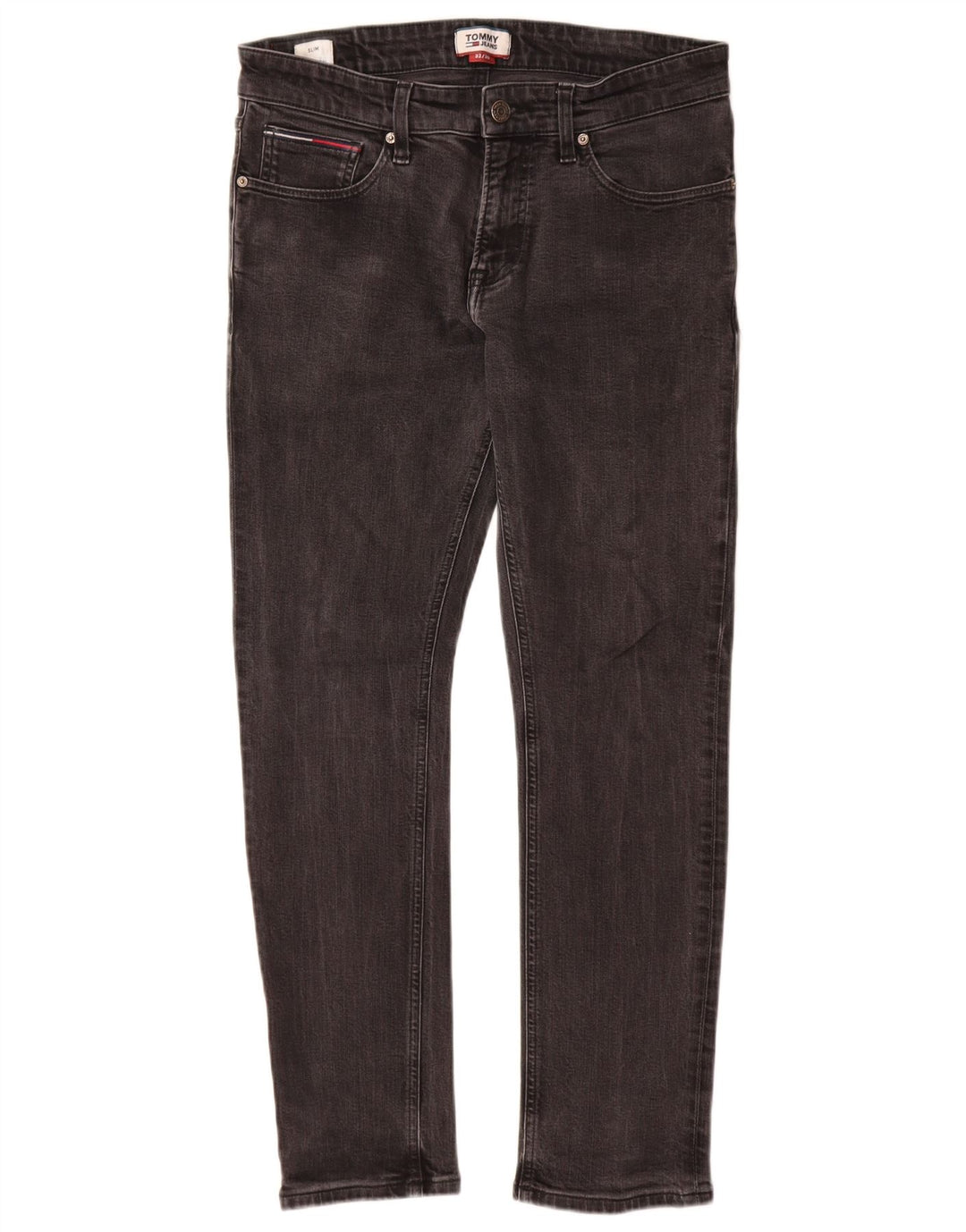 Blugi slim pentru bărbați Tommy Hilfiger W32 L30 bumbac gri