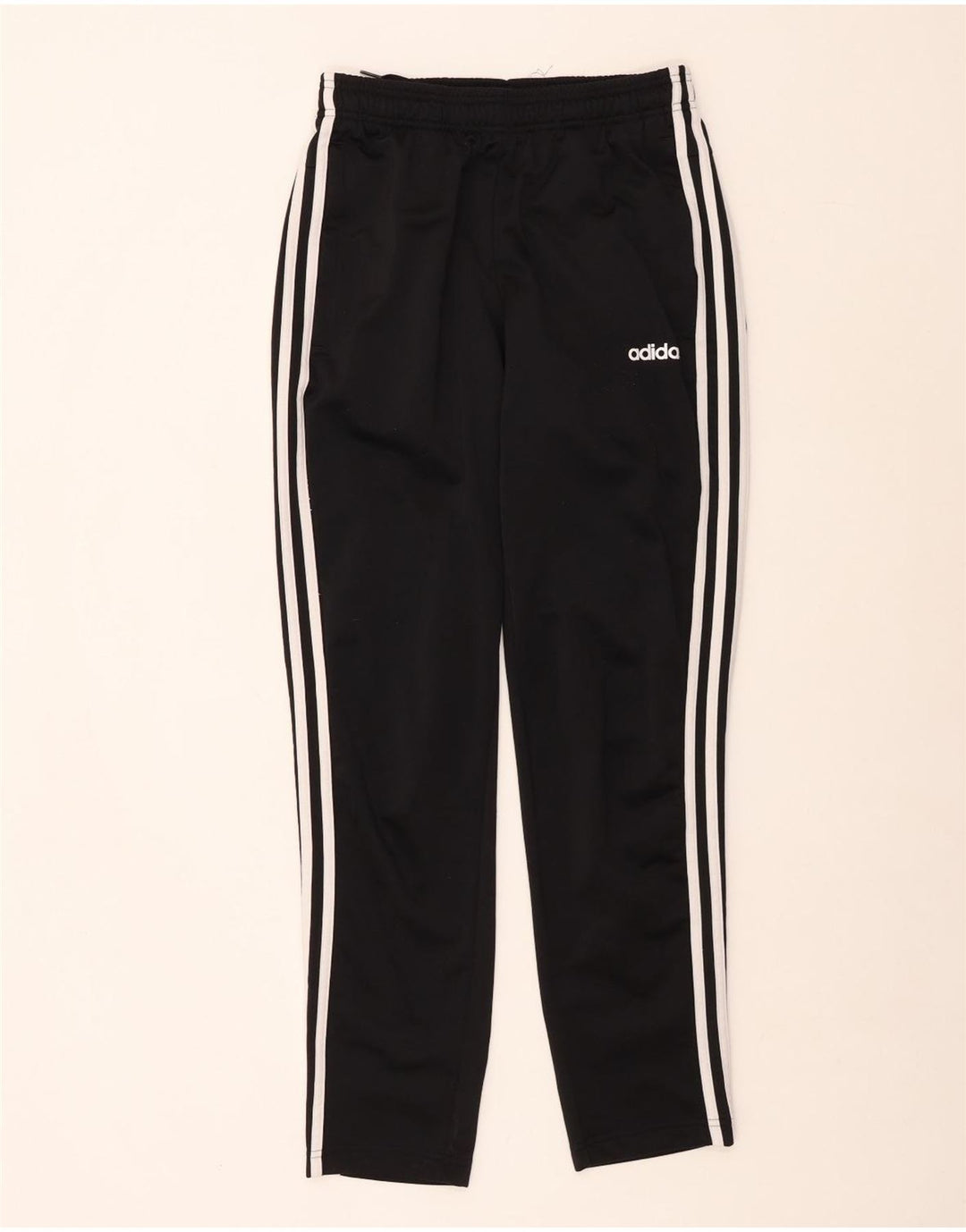 Pantaloni de trening Adidas pentru femei UK 10 Poliester negru mic