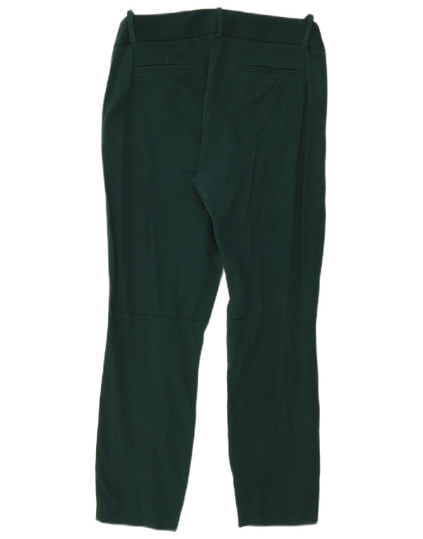 Pantaloni tăiați drept pentru femei J. CREW US 8 Medium W32 L26 Bumbac verde