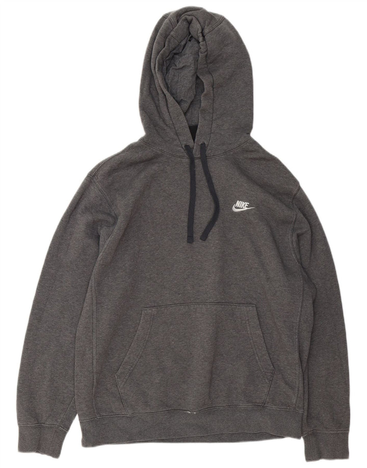 Pulover Nike pentru bărbați, bumbac cu pete, gri mediu