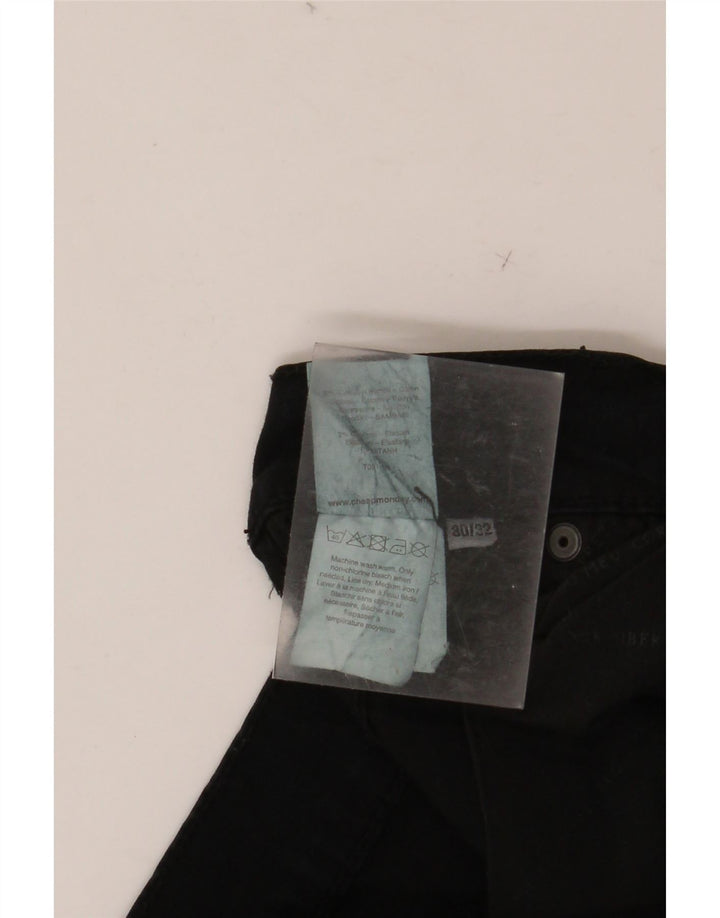 CHEAP MONDAY Blugi slim pentru bărbați L30 L32 Bumbac negru