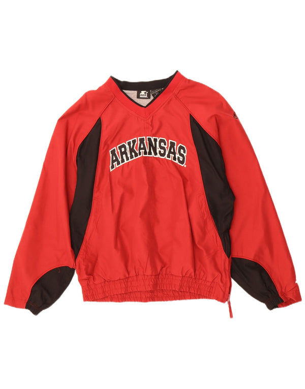 Trening pentru bărbați cu grafică Starter Jachetă de top, roșu mediu, color block