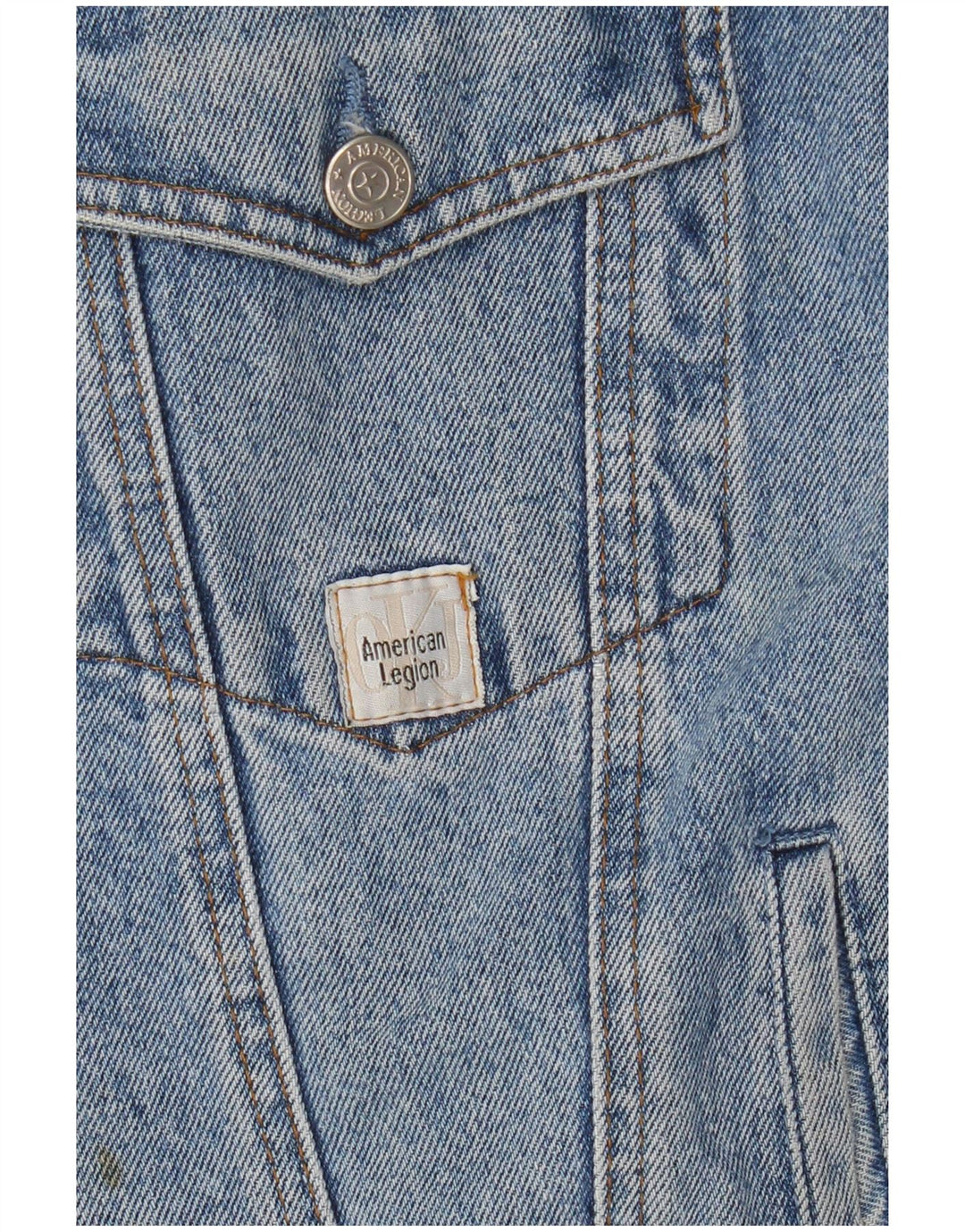 Jachetă de blugi vintage pentru bărbați UK 42 XL Albastru