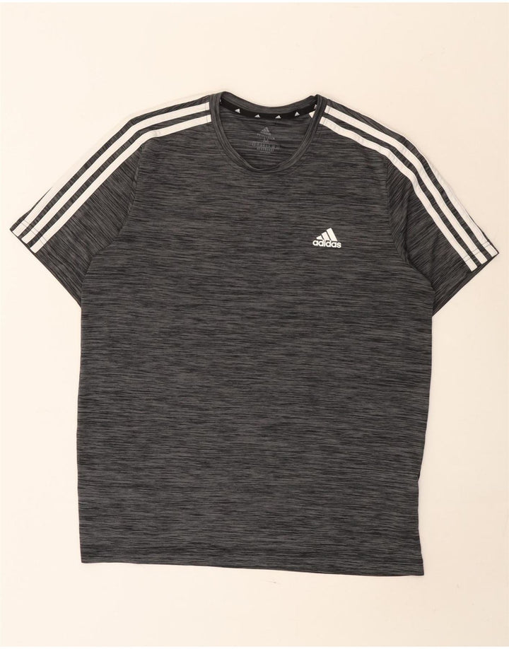Tricou pentru bărbați Adidas Aeroready Top Mediu Gri Poliester cu pături